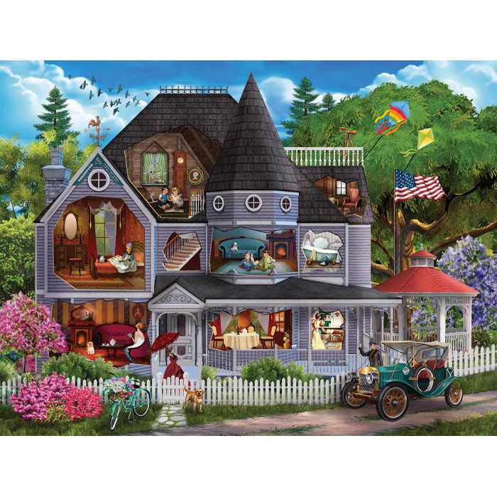 Puzzle Sunsout-29714 XXL Pieces - Victorian House