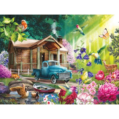 Puzzle  Sunsout-29729 XXL Pieces - Fantasy Cabin