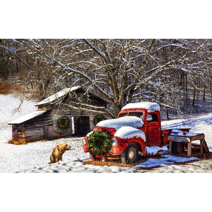 Puzzle Sunsout-30168 A Nostalgic Christmas Eve