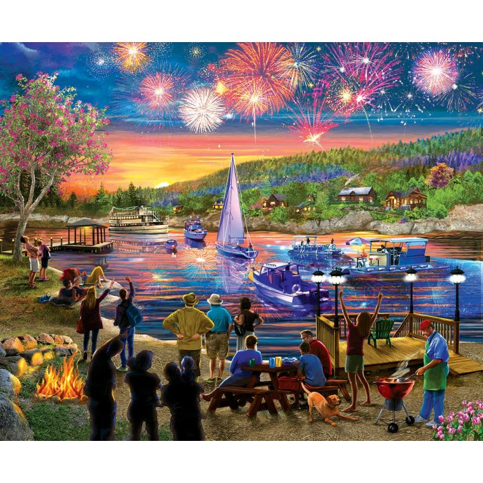 Puzzle Sunsout-31546 Pièces XXL - Summer Fireworks