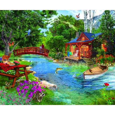 Puzzle  Sunsout-31636 Simple Pleasures