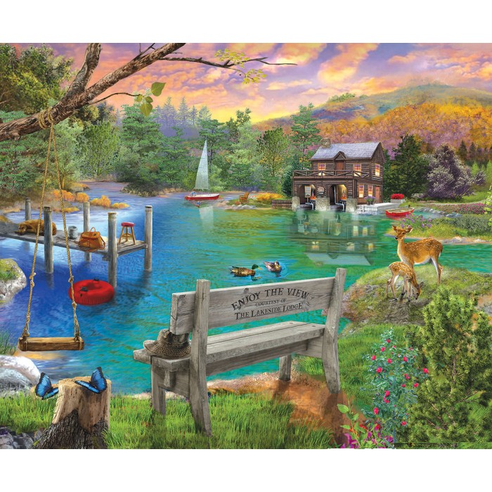 Puzzle Sunsout-31706 Profiter de la Vue