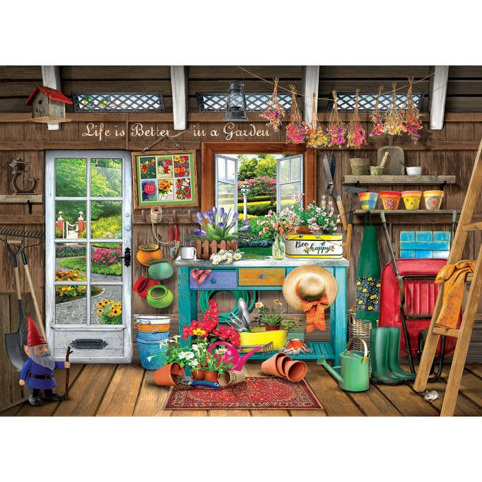 Puzzle Sunsout-31960 XXL Teile - Life is Better in a Garden