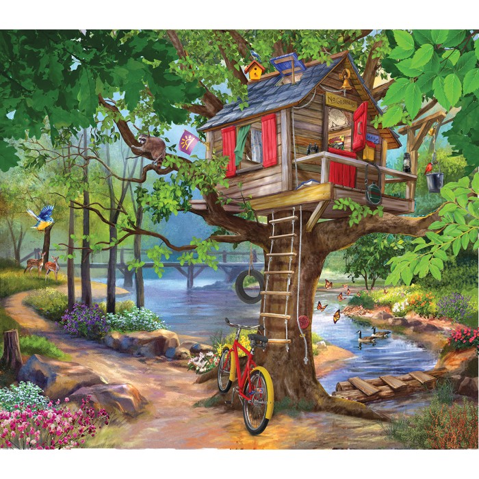 Puzzle Sunsout-31968 Pièces XXL - Maison dans les Arbres