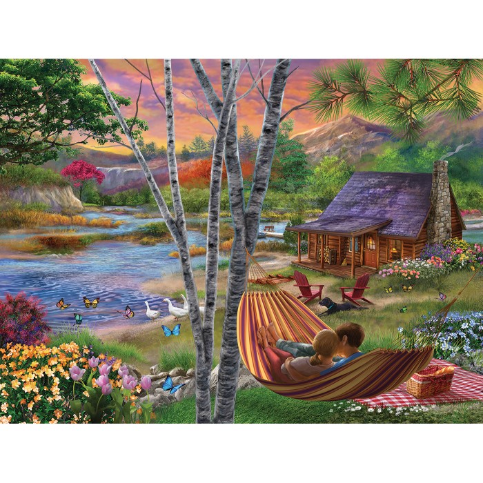 Puzzle Sunsout-31970 Fauler Nachmittag