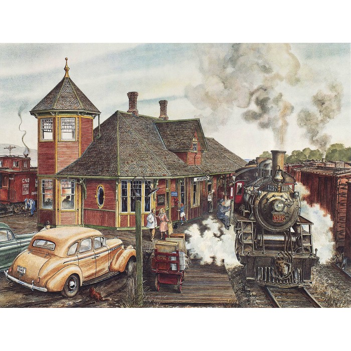 Puzzle Sunsout-34031 Pièces XXL - Gare de Meaford