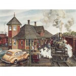 Puzzle  Sunsout-34031 XXL Teile - Am Bahnhof von Meaford