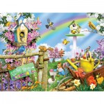 Puzzle  Sunsout-34878 XXL Pieces - Spring Egg Hunt