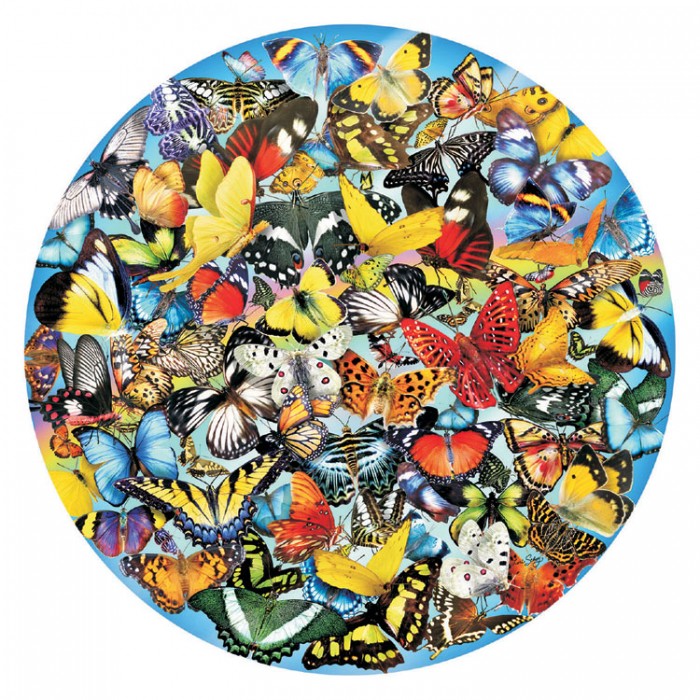 Puzzle Sunsout-34953 Lori Schory - Butterflies in the Round