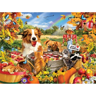 Puzzle  Sunsout-35106 XXL Pieces - Bobbing for Apples