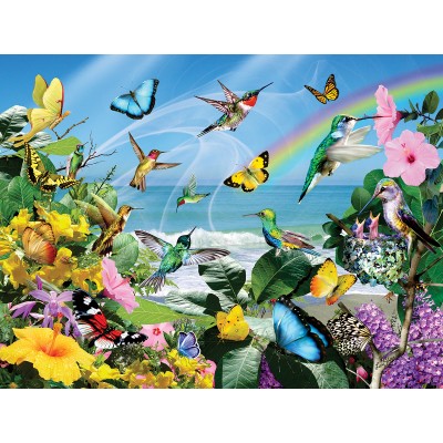 Puzzle  Sunsout-35129 XXL Pieces - Lori Schory - Hummingbirds at the Beach