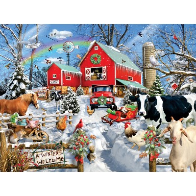 Puzzle  Sunsout-35235 XXL Pieces - Winter Barn