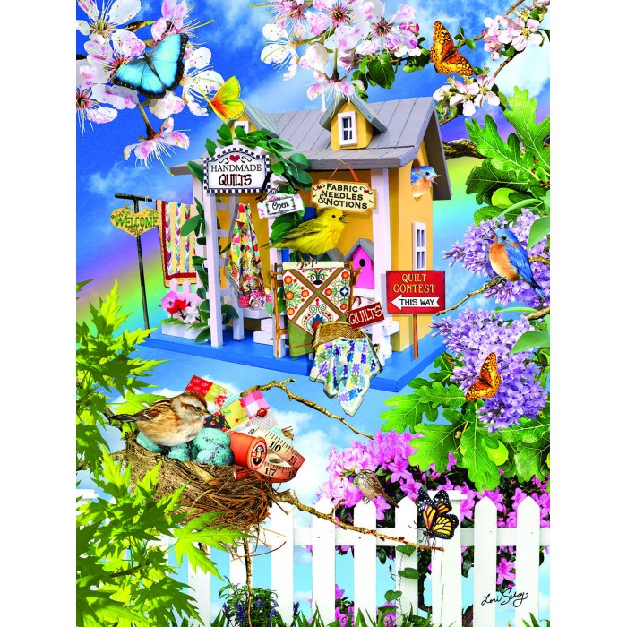 Puzzle Sunsout-35325 Pièces XXL - Quilts en Haut