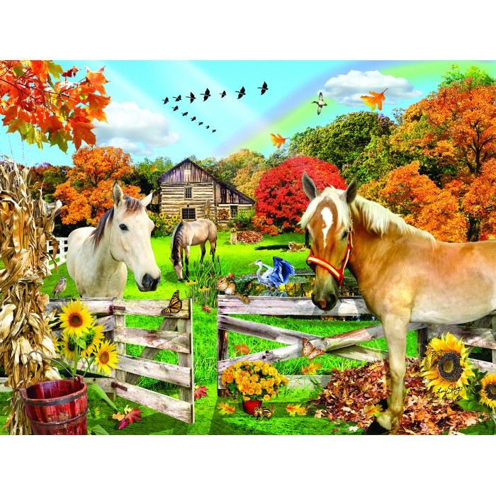 Puzzle Sunsout-35340 XXL Pieces - Out in the Pasture