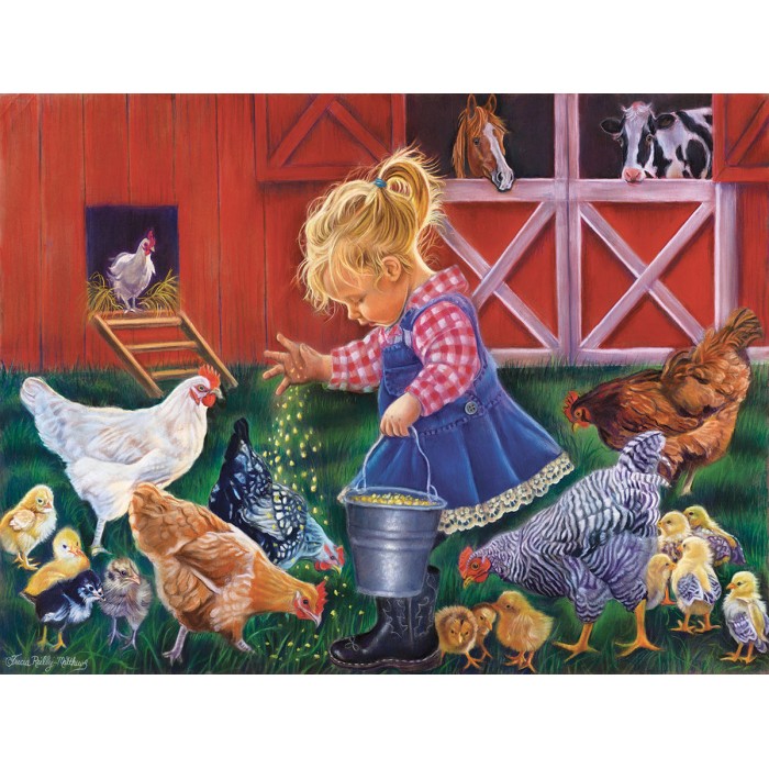 Puzzle Sunsout-35886 XXL Teile - Little Farm Girl