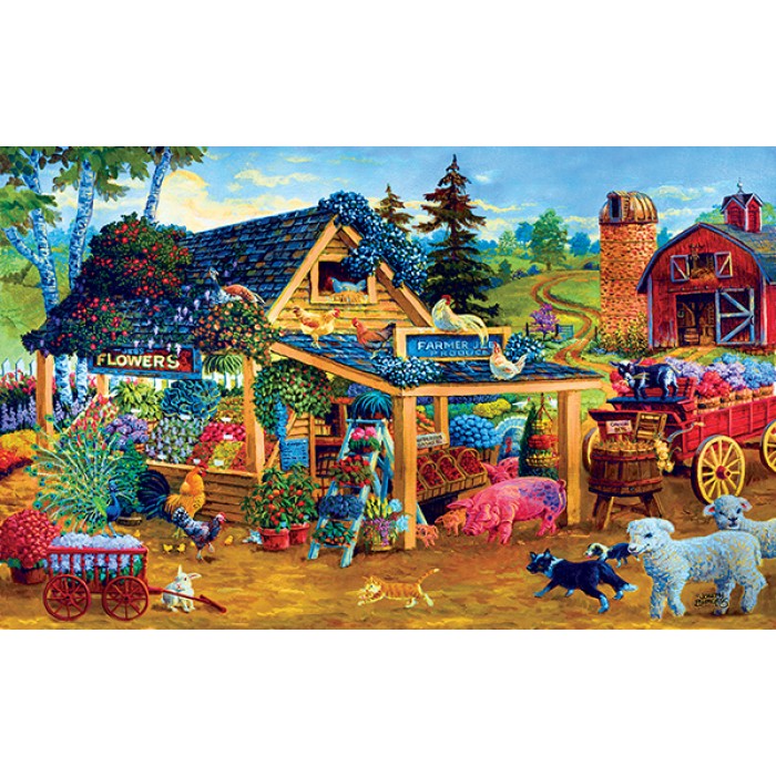 Puzzle Sunsout-38778 XXL Pieces - Fresh Fruits and Flowers