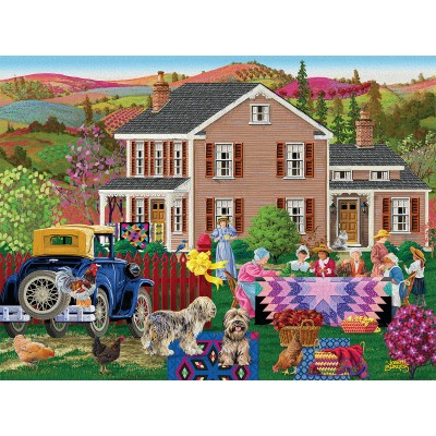 Puzzle  Sunsout-38960 XXL Pieces - Quilting Bees