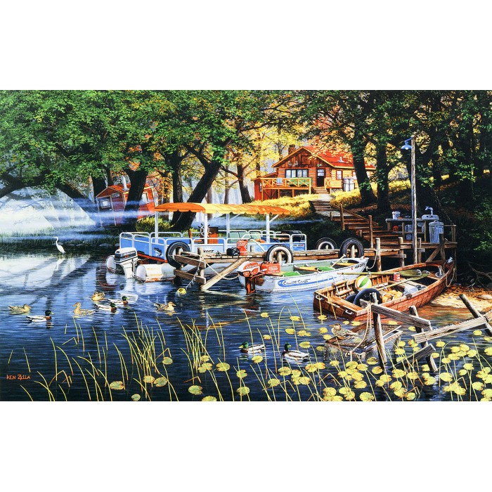 Puzzle Sunsout-39543 Weidenbucht