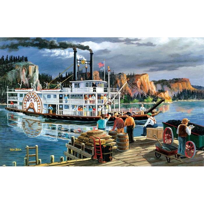 Puzzle Sunsout-39576 Riverboat