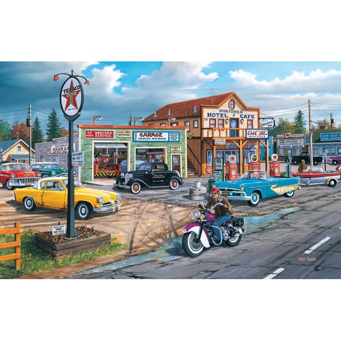 Puzzle Sunsout-39746 Ken Zylla - Crossroads