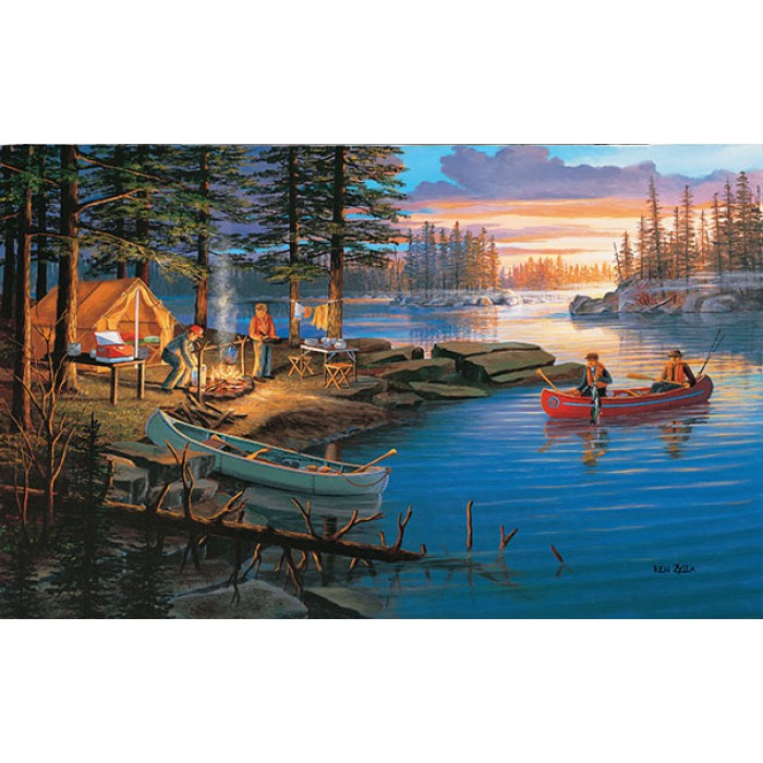 Puzzle Sunsout-39954 XXL Pieces - Campfire Memories