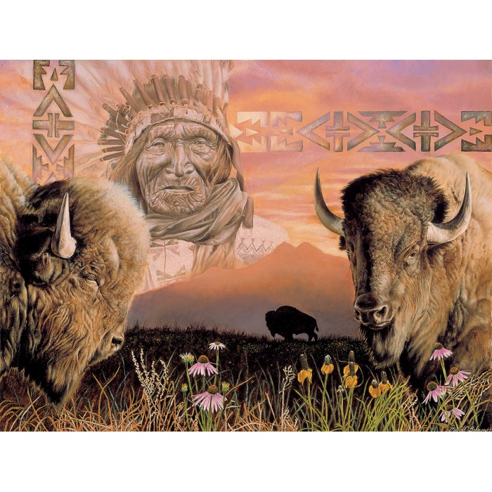 Puzzle Sunsout-40064 Pièces XXL - Keeper of the Plains