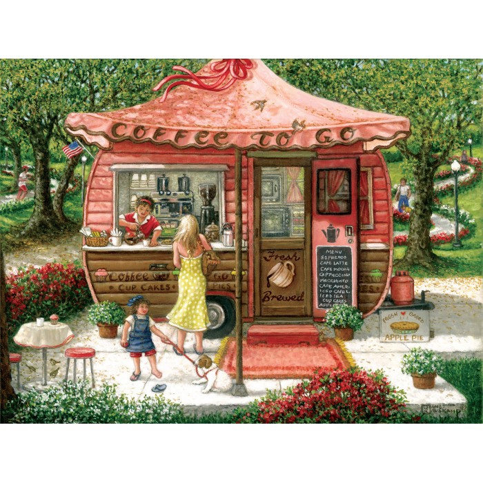 Puzzle Sunsout-41638 XXL Pieces - The Coffee Shoppe