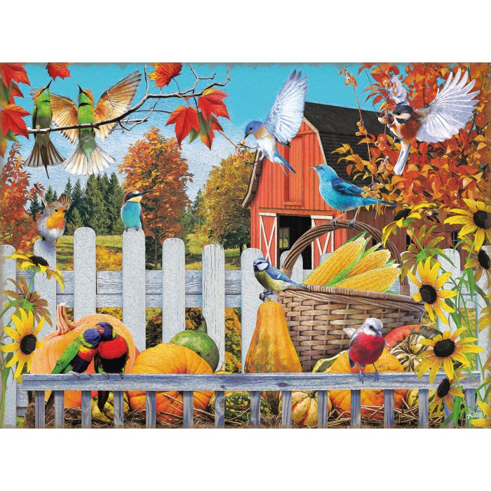Puzzle Sunsout-42231 XXL Pieces - Gathering for Fall