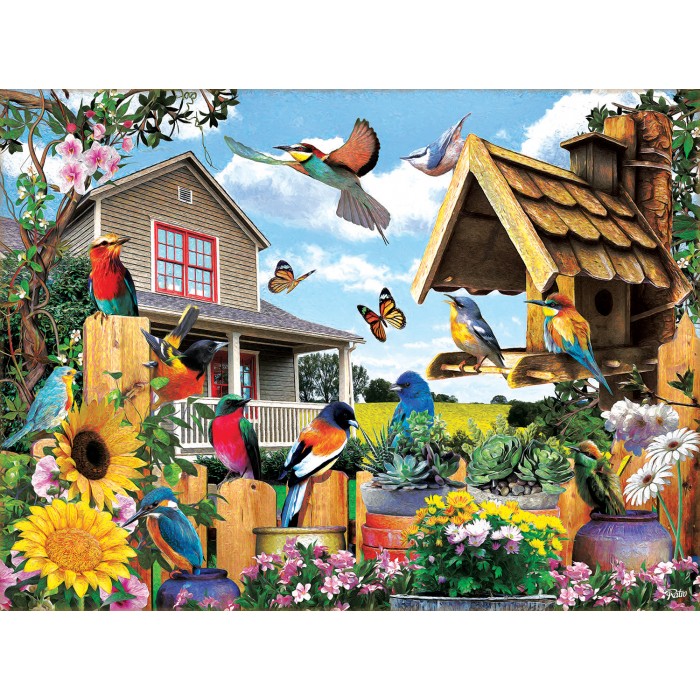 Puzzle Sunsout-42237 Rafael Trujillo - Gathering for Summer