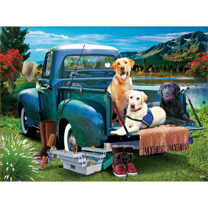 Puzzle Sunsout-42251 XXL Pieces - Fisherman's Helpers