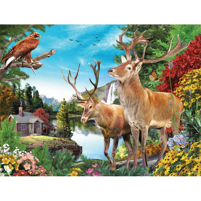 Puzzle Sunsout-42313 XXL Pieces - Summer Pond