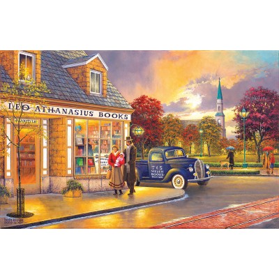 Puzzle  Sunsout-44732 Leo's Bookshop