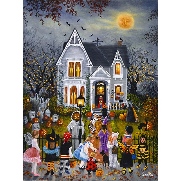 Puzzle Sunsout-45430 Susan Rios - Scary Night