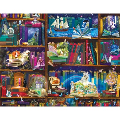Puzzle  Sunsout-48432 Alixandra Mullins - Library Adventures in Reading
