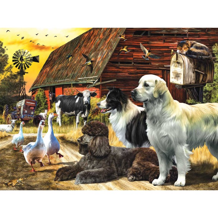 Puzzle Sunsout-49002 Farm Lives Matter