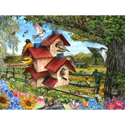 Puzzle  Sunsout-52314 XXL Pieces - Bird Condo