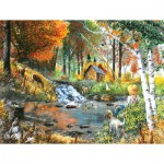 Puzzle  Sunsout-52317 Pièces XXL - Compagnons de Pêche