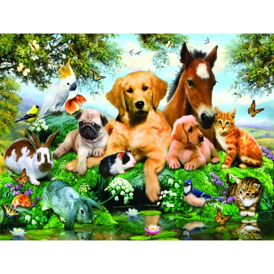 Puzzle  Sunsout-54903 XXL Pieces - Summer Pals