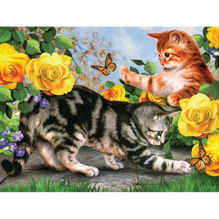Puzzle Sunsout-54933 XXL Teile - Kitten Play