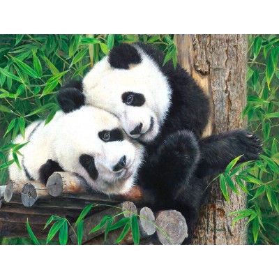 Puzzle  Sunsout-54992 XXL Pieces - Bamboo Buddies