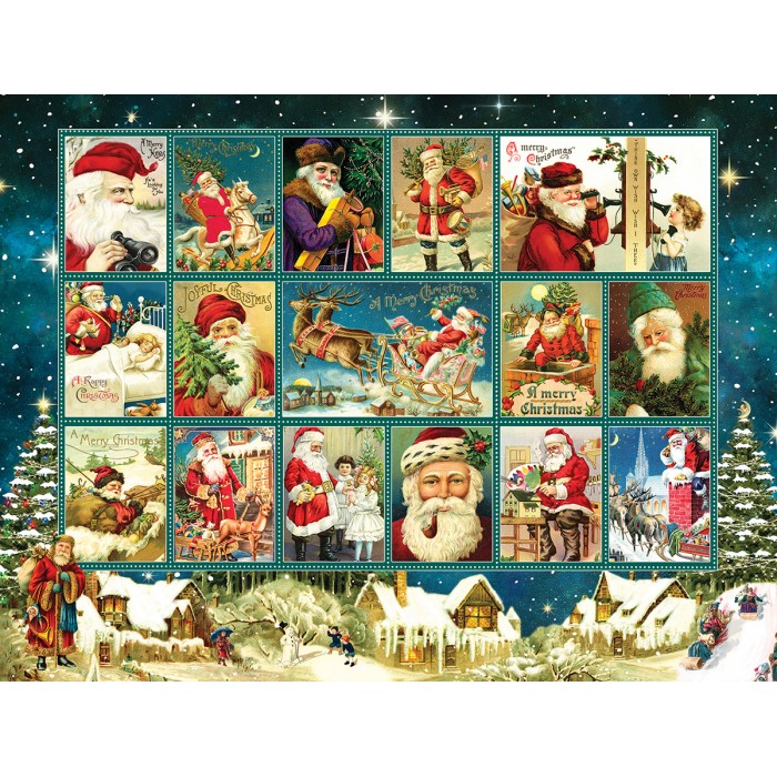 Puzzle Sunsout-55948 Pièces XXL - Jolly Old Saint Nicholas