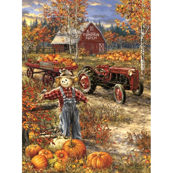 Puzzle Sunsout-57144 Dona Gelsinger - The Pumpkin Patch Farm