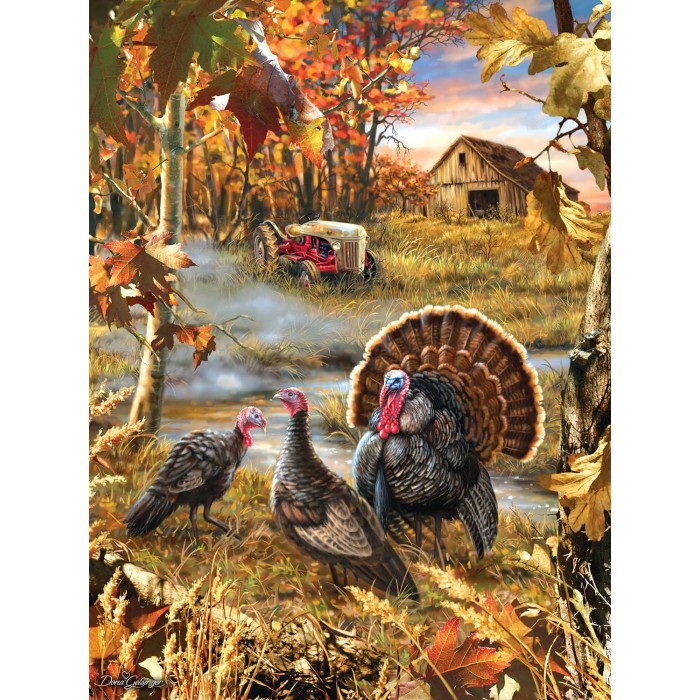 Puzzle Sunsout-57168 Dona Gelsinger - Turkey Ranch