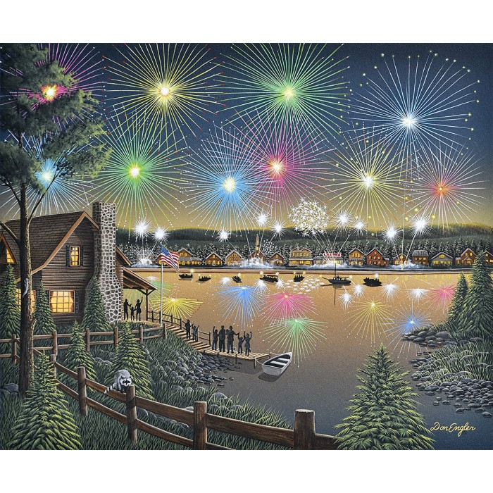 Puzzle Sunsout-60345 Feux d'Artifices
