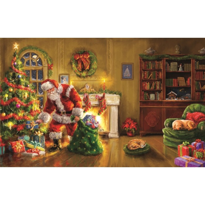 Puzzle Sunsout-60607 Marcello Corti - Santa's Special Delivery