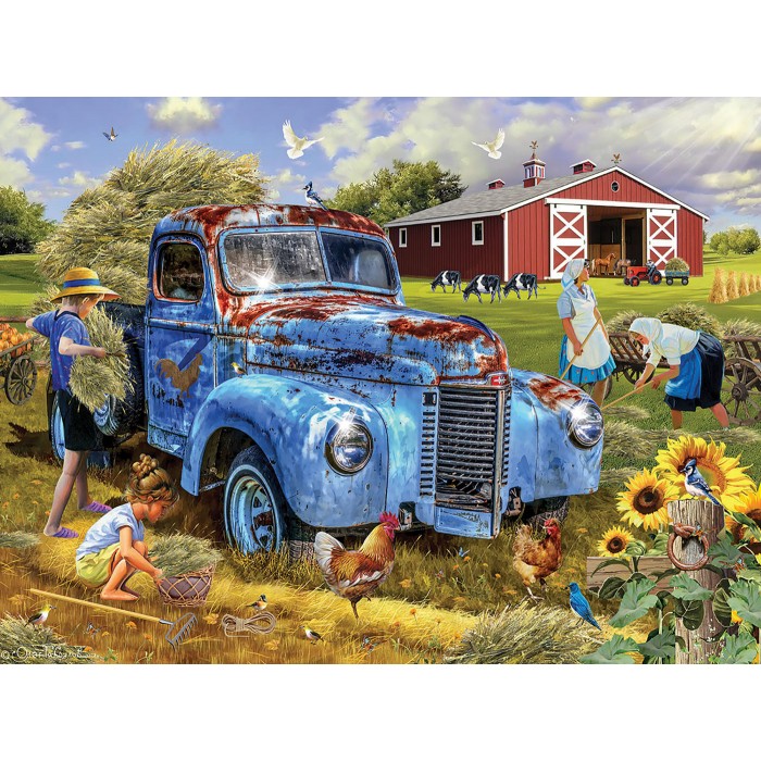 Puzzle Sunsout-61907 Pièces XXL - Récolte du foin