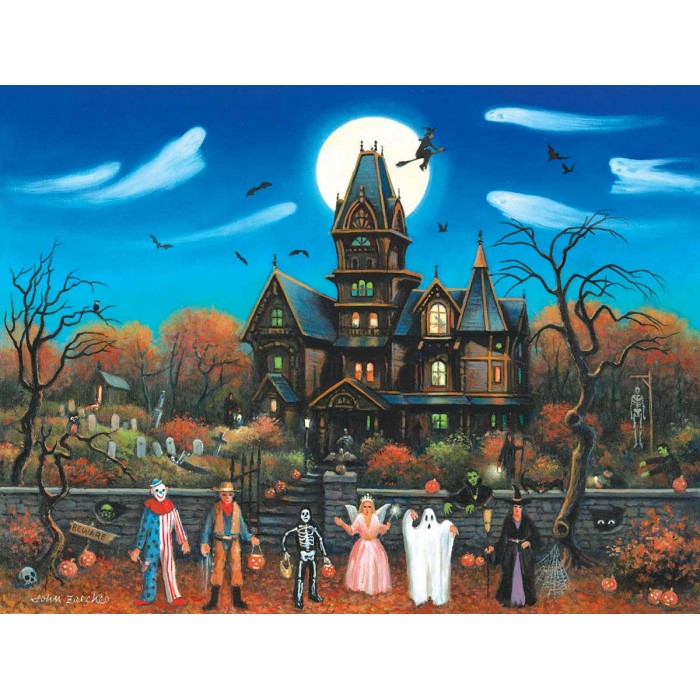 Puzzle Sunsout-62171 XXL Pieces - Trick or Treaters Beware