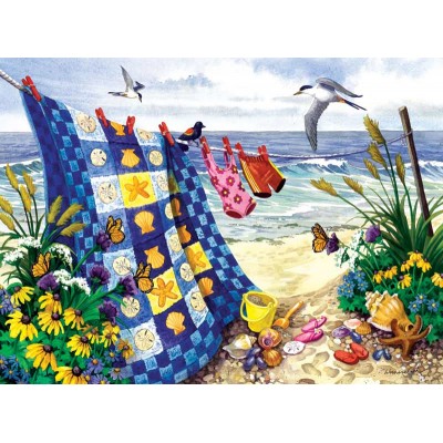 Puzzle  Sunsout-62956 Nancy Wernersbach - Seaside Summer