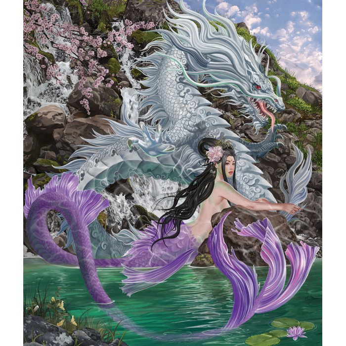 Puzzle Sunsout-67826 Cascades de Jade