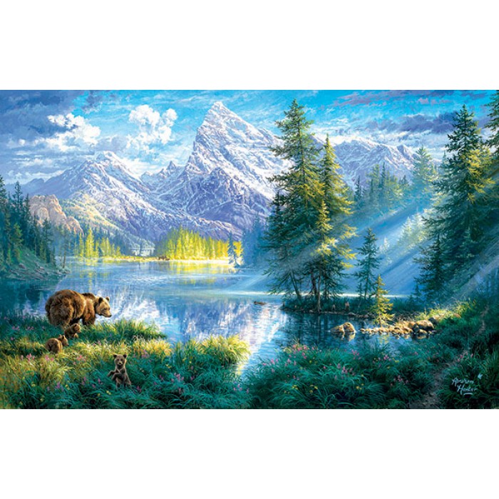 Puzzle Sunsout-69786 Mountain Morning